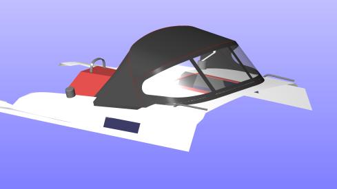 Bavaria-Cruiser-37-Sprayhood-Cad-model