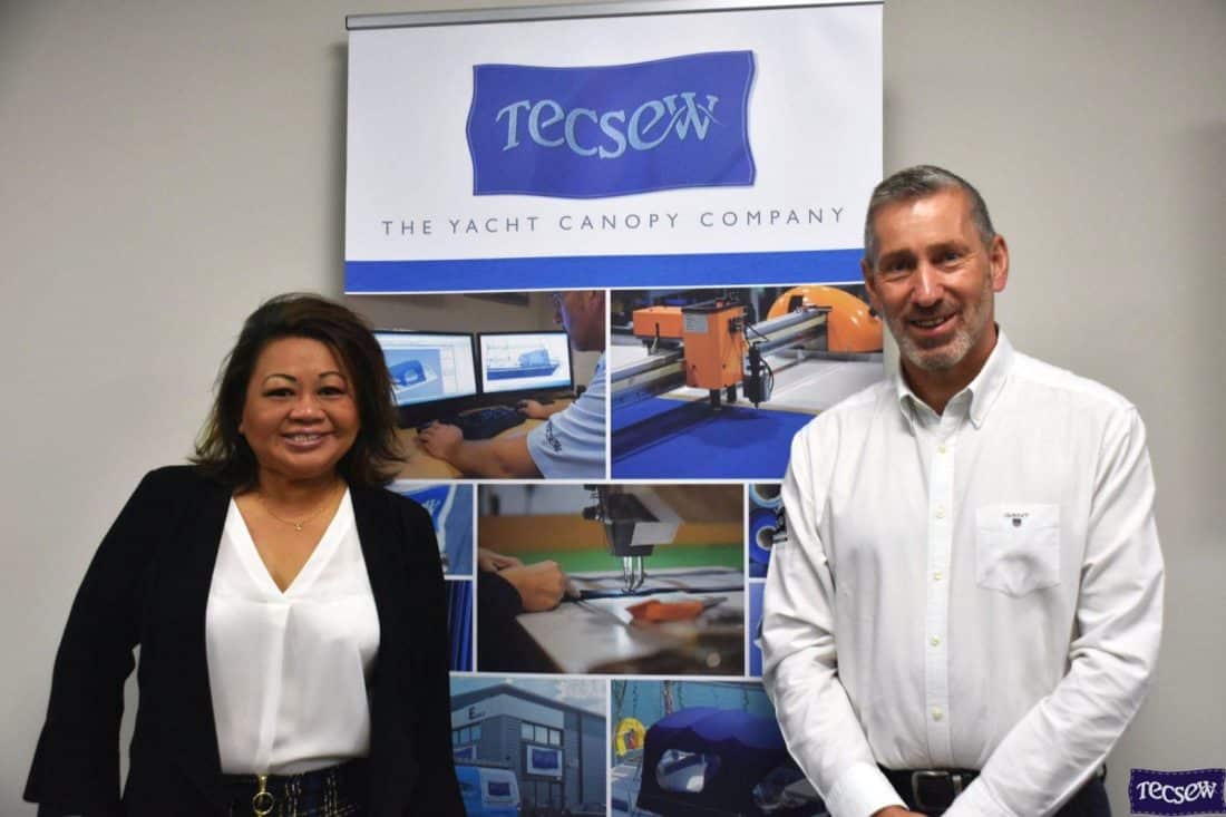 Tecsew Directors, Ally and John Bland