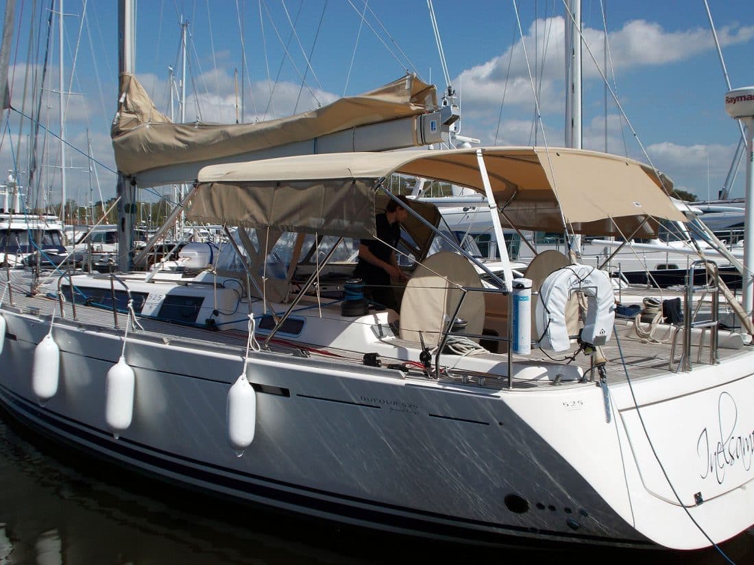 Dufour 525 Bimini Side Shade Panels, INELSAMO