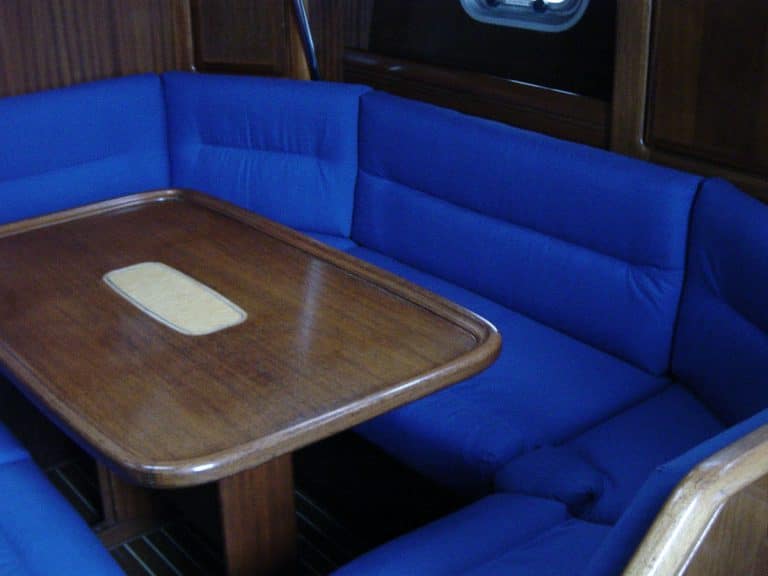 Bavaria 41 Saloon reupholstery