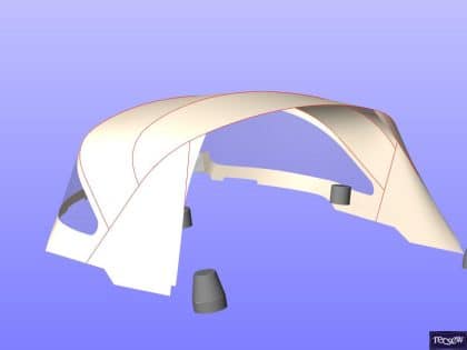 Aft corner