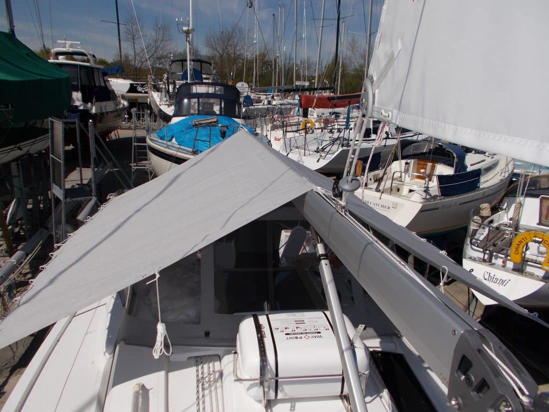 Hanse 315 Boom Tent