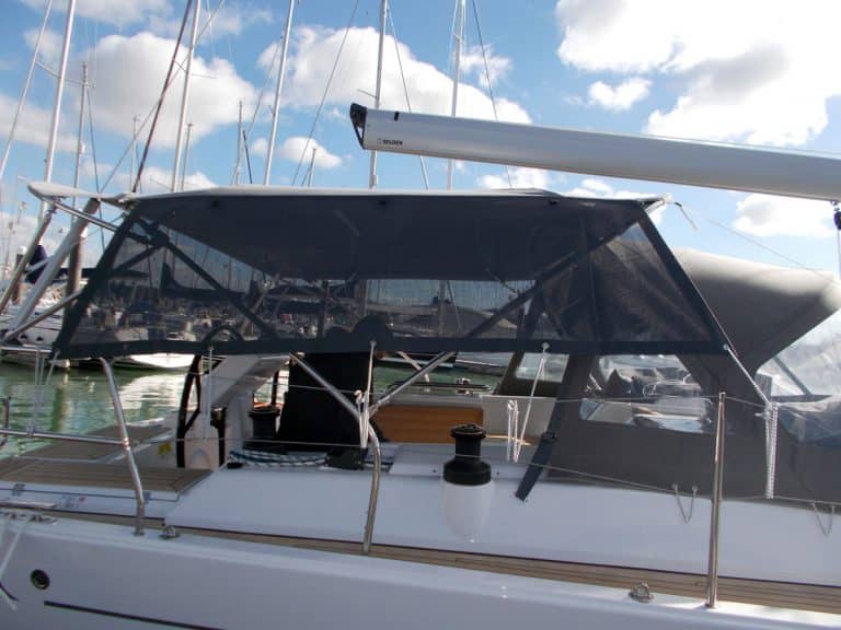 Hanse 455 Bimini Mesh, Side Shade Panels