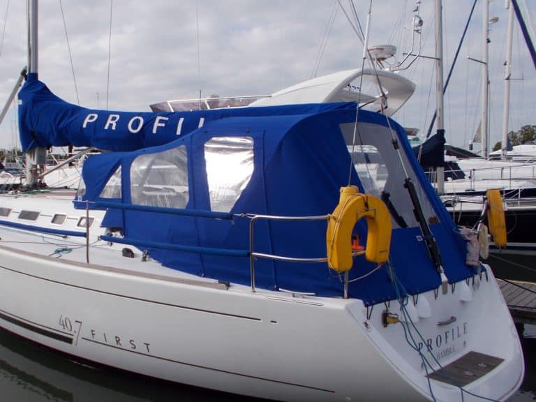Beneteau First 40.7 Cockpit Enclosure to fit Tecsew standard Sprayhood, PROFILE
