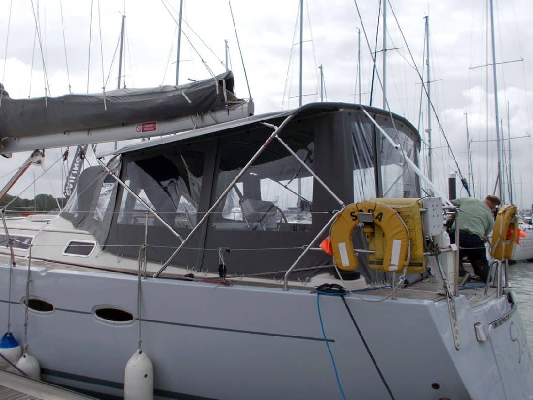Hanse 531 Bimini Conversion to suit Tecsew standard Bimini