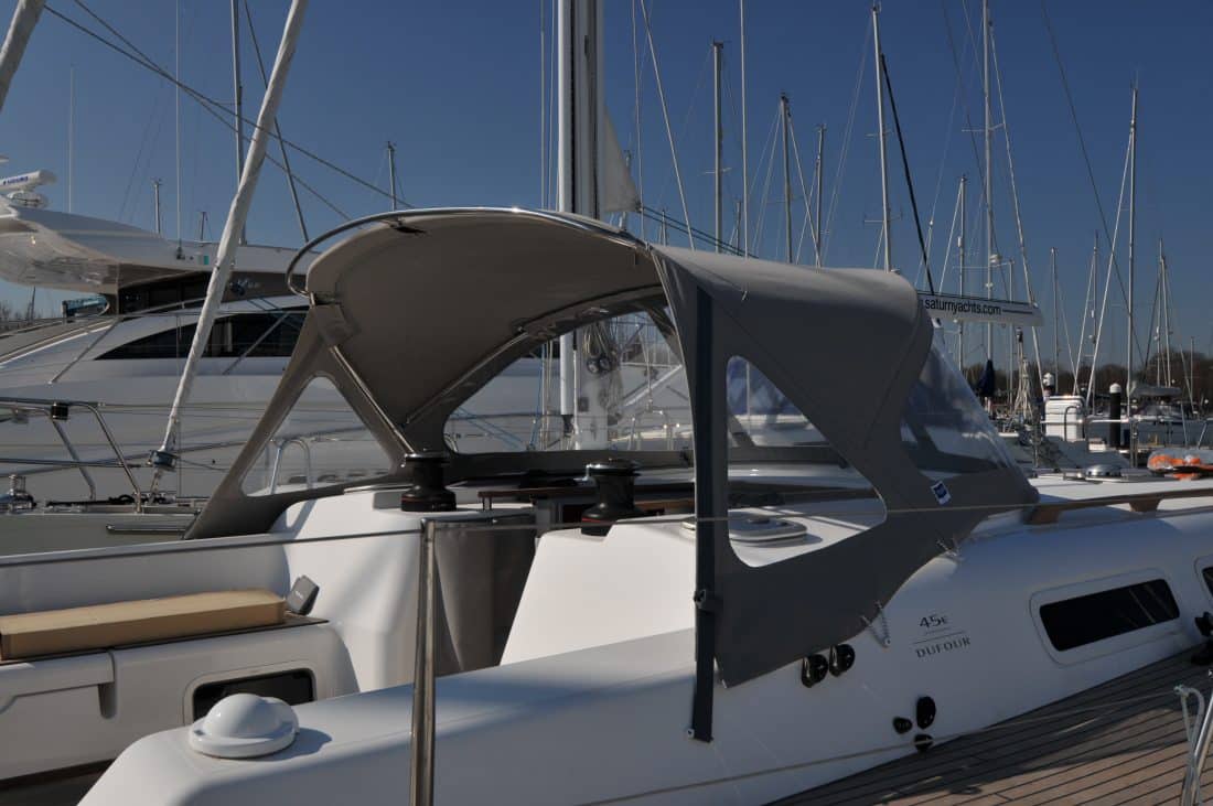 Dufour 45 Performance Sprayhood