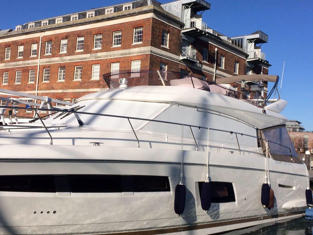 Prestige 550 Windscreen covers, front and sides