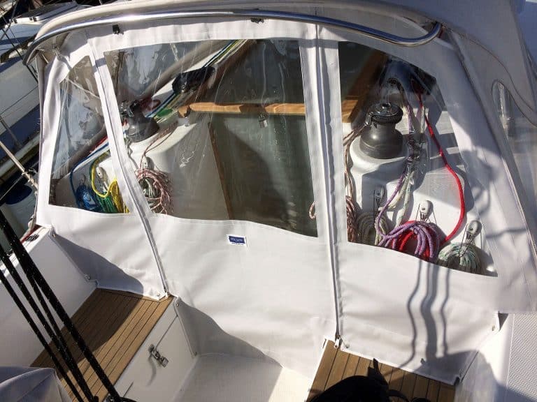 Hanse 315 Sprayhood Backdrop