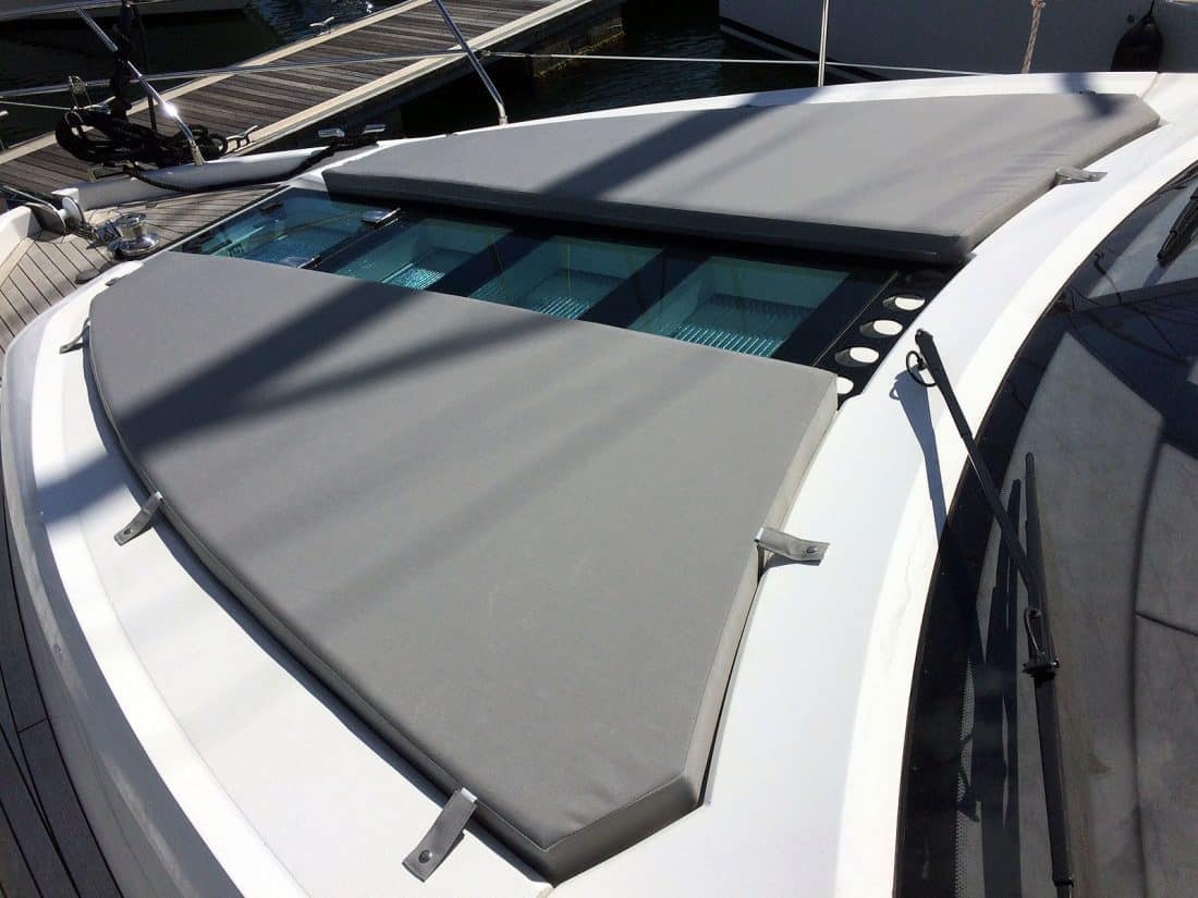 Fairline Squadron 42 Foredeck Sun Bathing Mattresses, BUBBA