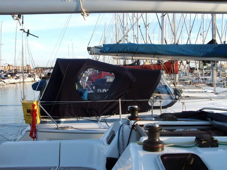 Bavaria 34 Cockpit Enclosure off CJ sprayhood, Skippers Fantasy