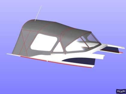 bavaria vision 42 higher design cockpit enclosure 14
