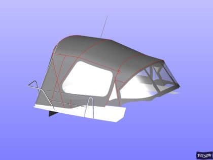 beneteau oceanis 37 cockpit enclosure fitted to factory suppli 23