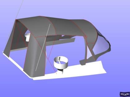 beneteau oceanis 37 cockpit enclosure fitted to factory suppli 26