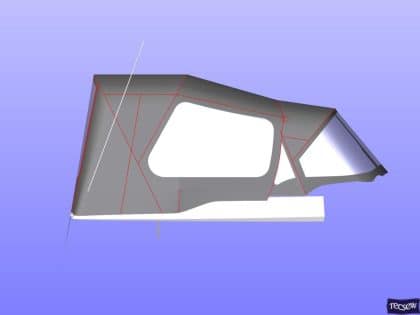 beneteau oceanis 37 cockpit enclosure fitted to factory supplied sprayhood 9