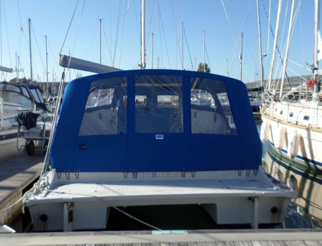 Catalac 9 Mtr, Paper Tiger, Cockpit Enclosure