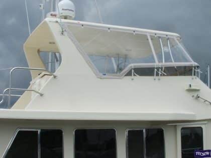cordova 48 flybridge enclosure and backdrop 4