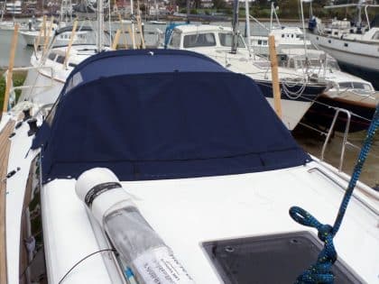 dehler 38 sprayhood with revised window layout 4