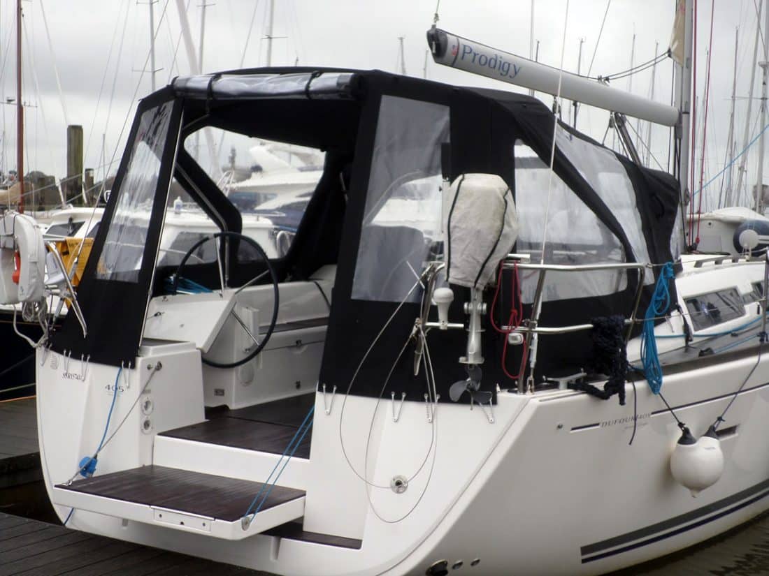 Dufour 405 Cockpit Enclosure