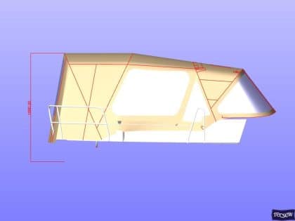dufour 375 cockpit enclosure fitted to nv factory fit sprayhood 5 1