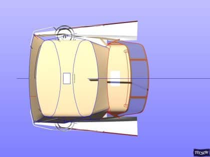 dufour 445 bimini conversion fitted to tecsew supplied bimini 7