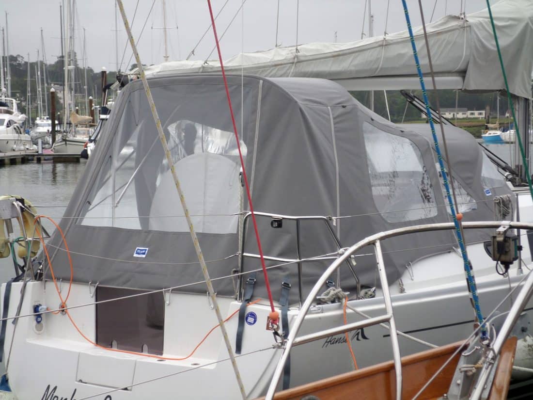 Hanse 320 Cockpit Enclosure to fit Tecsew Sprayhood recover for factory fit original or factory fit Sprayhood