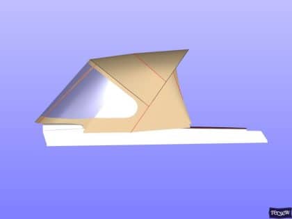 hanse 575 sprayhood new standard design more curved design 7