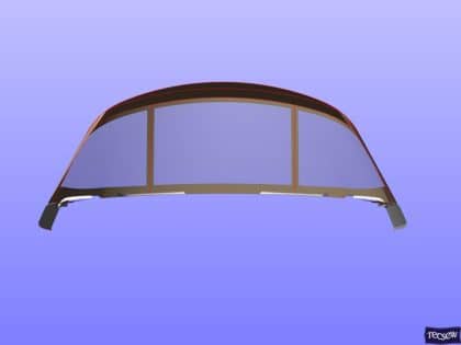 hanse 575 sprayhood new standard design more curved design 9