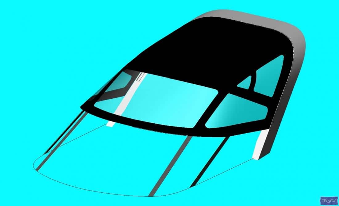 Hunton RS433043 Foreward Cockpit Canopy_3