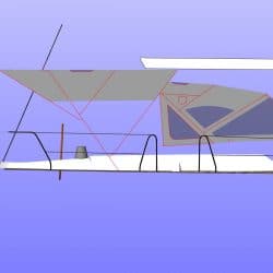 Approximate height from cockpit floor