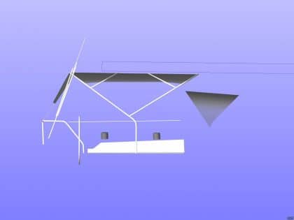 Hanse 400 Bimini with optional side shade panels_9