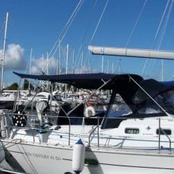 Jeanneau Sun Odyssey 43ds Bimini, new design with aft extension_1