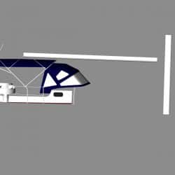 Jeanneau Sun Odyssey 43ds Bimini, new design with aft extension_8
