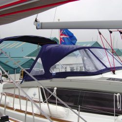 Jeanneau Sun Odyssey 44ds Helm Bimini with infill panel_3