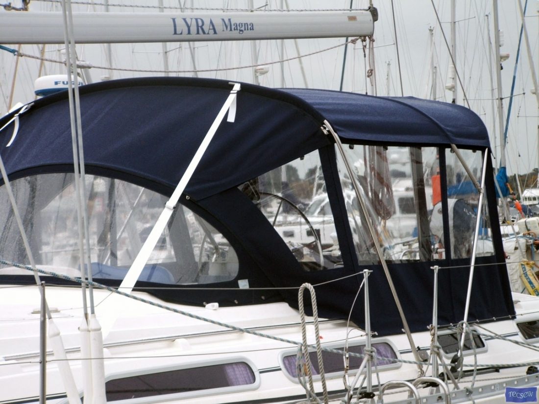 Moody 44 Bimini type 2, shown with Bimini Conversion_1