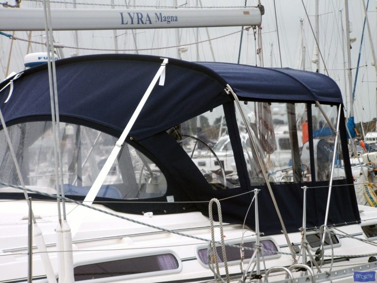 Moody 44 Bimini type 2, shown with Bimini Conversion_1