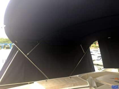 Fairline Phantom 48, Flybridge Bimini Side Shade Panels_1