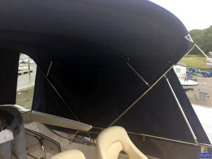 Fairline Phantom 48, Flybridge Bimini Side Shade Panels_2