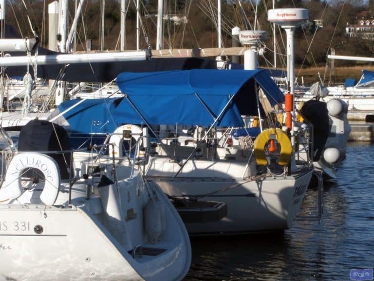 Oyster 37 Bimini Side Shade Curtains_1