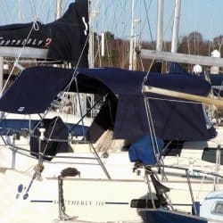 Southerly 110 Bimini with Optional Side Shade Panels_2