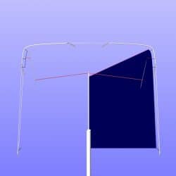 Beneteau Oceanis 40 under boom Pole Tent_11