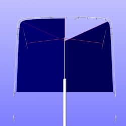 Beneteau Oceanis 40 under boom Pole Tent_9