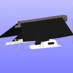 Dufour 40e Stackpack and Zip attached Boomtent, Mr Norman_6