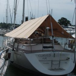 Najad 380 Boom Tent with roll up doors, custom designed_2