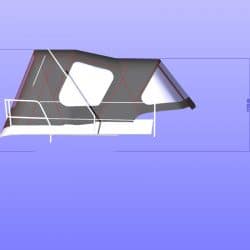 Approximate height from cockpit floor