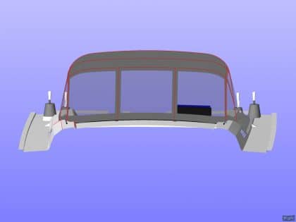 Beneteau Oceanis 51.1, model with NO ARCH, Sprayhood_14