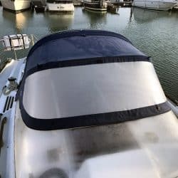 Moody 36 fixed screen Sprayhood_1