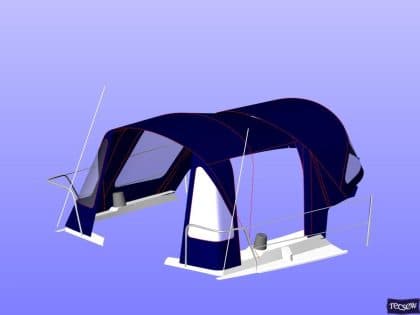 Jeanneau Sun Odyssey 30I Cockpit Enclosure to fit Tecsew standard Sprayhood