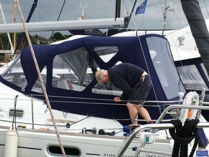Jeanneau Sun Odyssey 39ds, Cockpit Enclosure