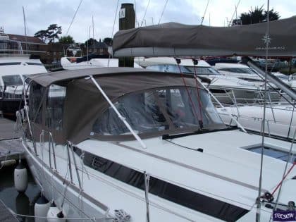 jeanneau sun odyssey 439 bimini conversion fitted to tecsew 4