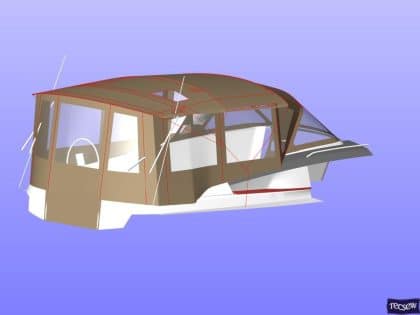 jeanneau sun odyssey 44ds bimini conversion 7